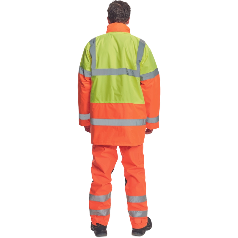 SEFTON bunda HV oranžová XS