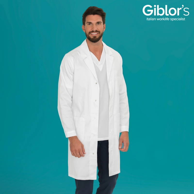 Giblor´s Lekársky plášť SAM BIANCO, 4XL