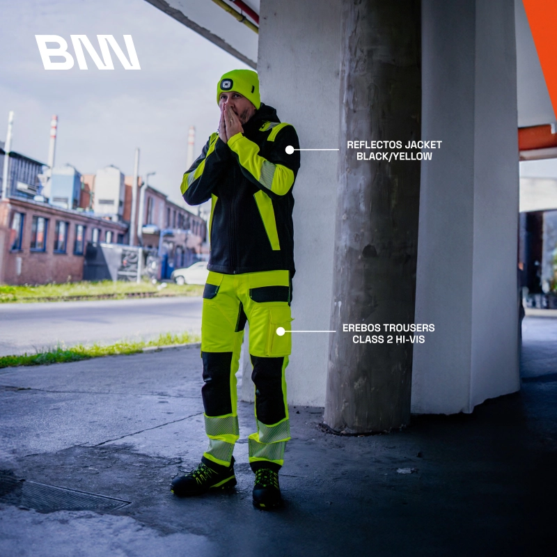 Bennon REFLECTOS Jacket black/yellow