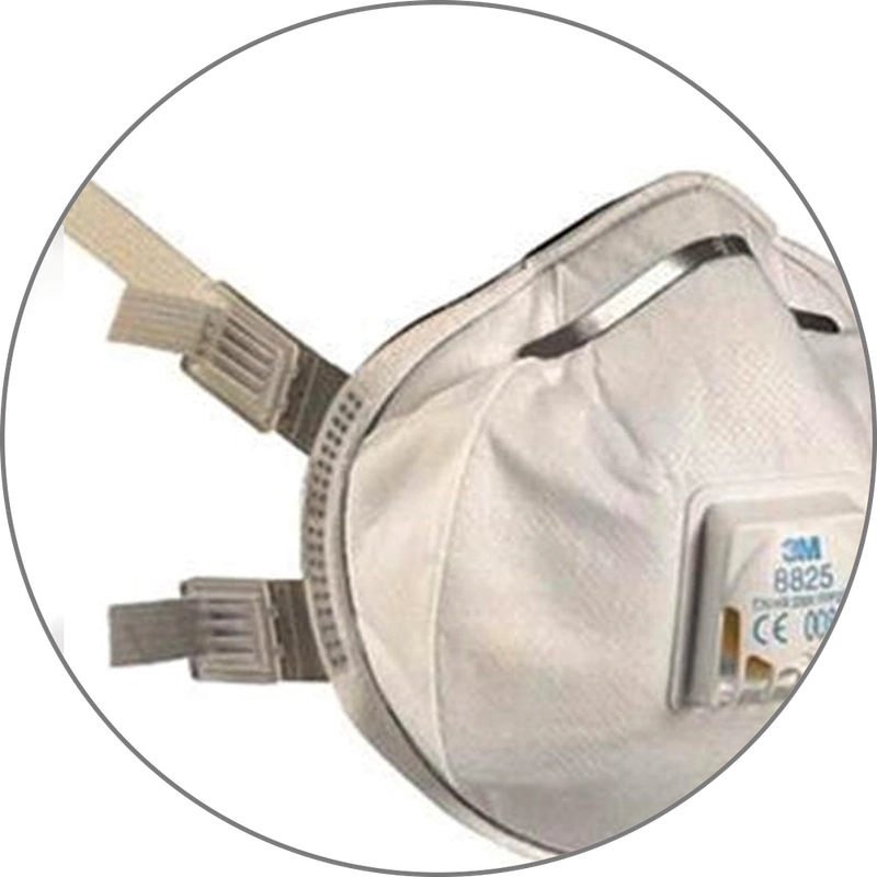 3M 8825+ resp.FFP2D vent.Premium 5/BAL