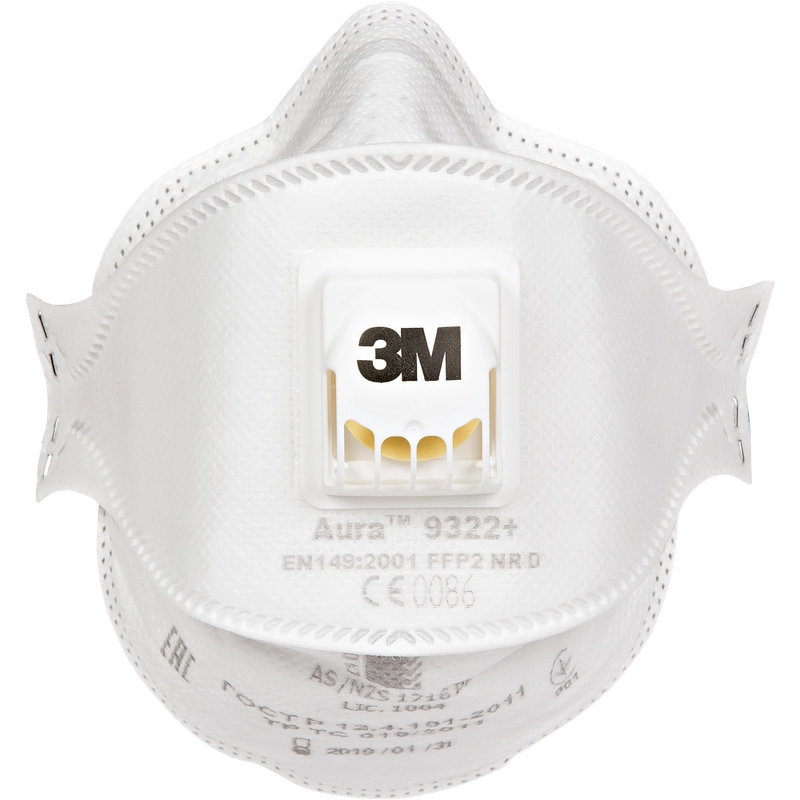 3M 9322+ resp.FFP2 vent. Aura 10/BAL