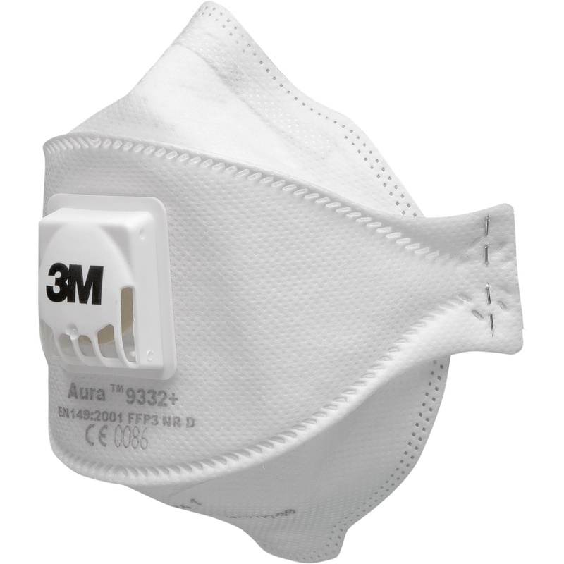 3M 9332+ resp.FFP3 vent. Aura 10/BAL
