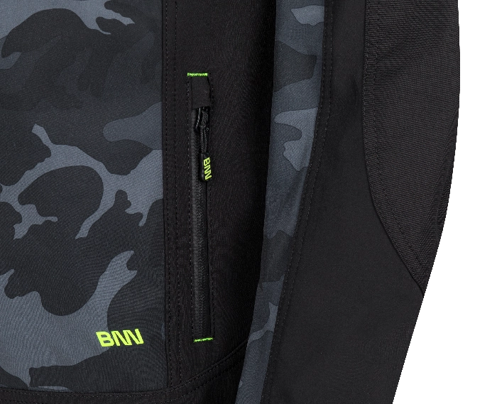 Softshellová pracovná bunda Bennon CAMOS Jacket black/grey
