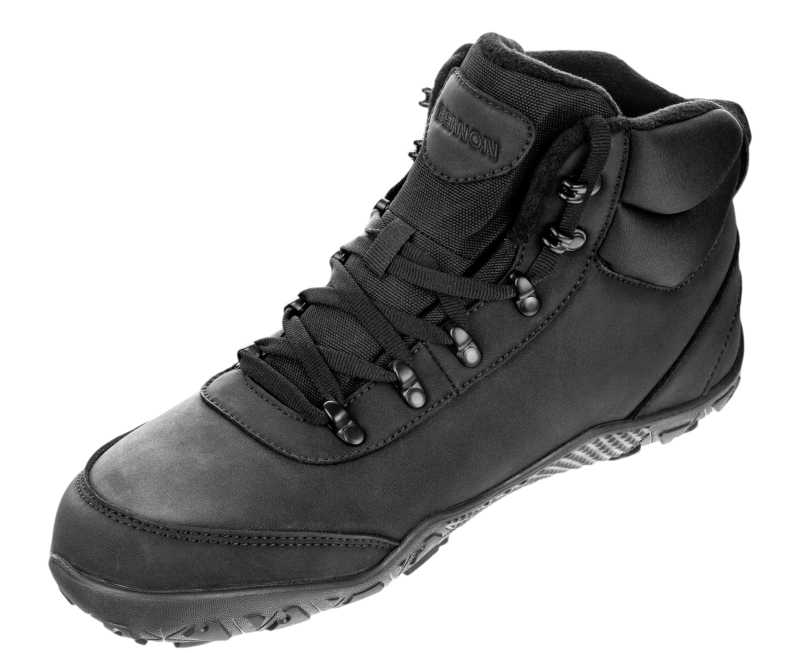 Zimná obuv Bennon BENNON Barefoot Black Winter High