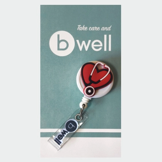 Bwell držiak na preukaz Bwell BADGE, Srdce