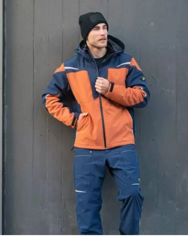 Zimná pracovná softshellová bunda STIRLING STRETCH CERVA