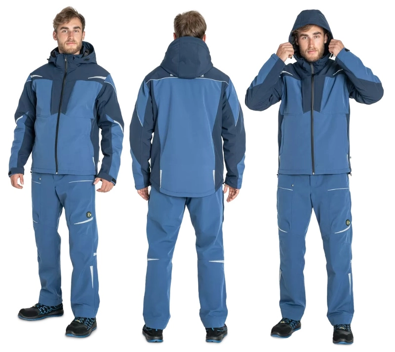 Zimná pracovná softshellová bunda STIRLING STRETCH CERVA