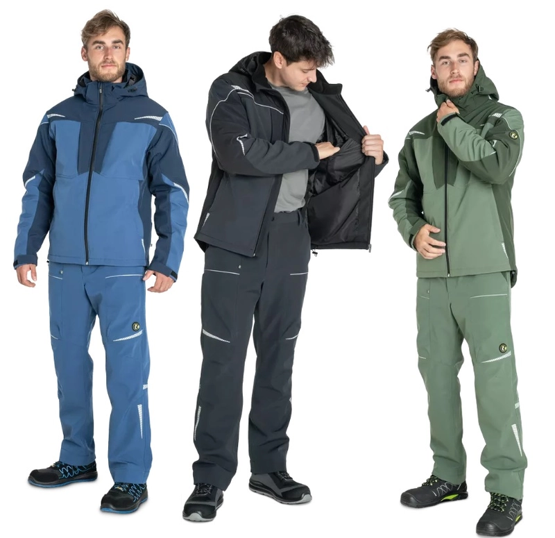 Zimné pracovné softshellové nohavice STIRLING STRETCH CERVA