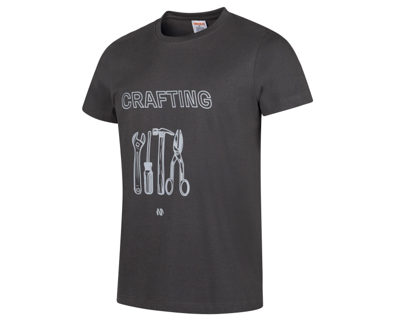 Bennon CRAFTING Short Sleeve T-Shirt grey