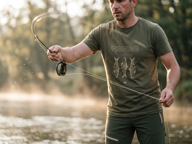 Bennon FISHING Short Sleeve T-Shirt green