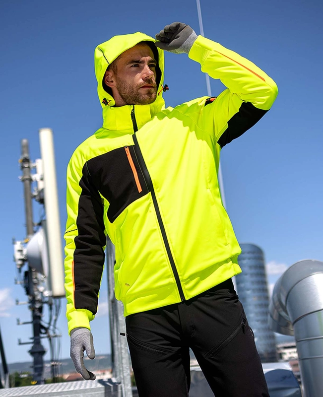 Zimná softshellová bunda ARDON®CITYCONIC®Hi-vis žltá