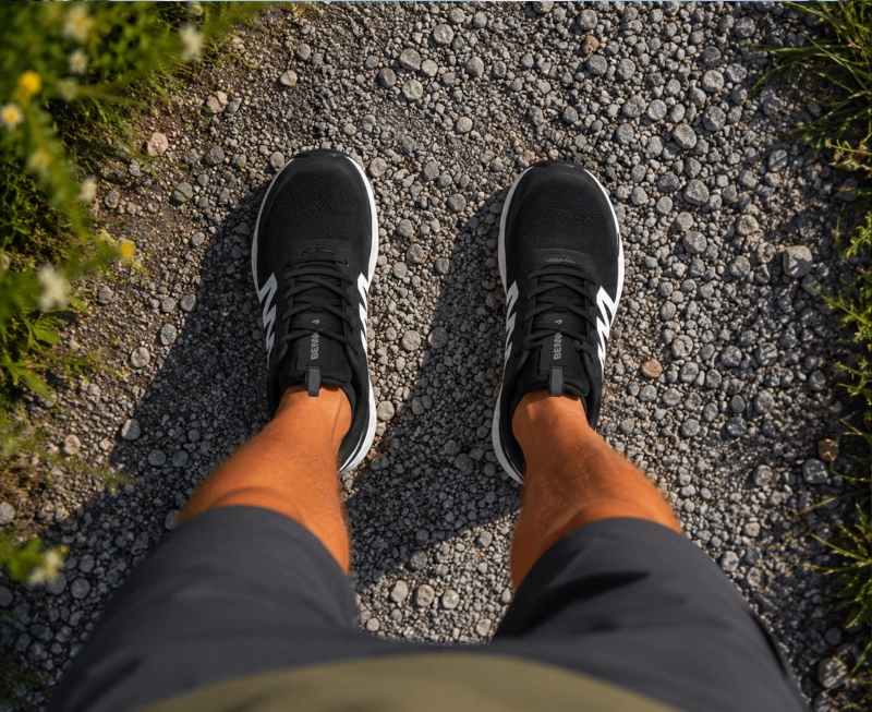 Bennon FJORD BAREFOOT+ O1 NM Black/White Low