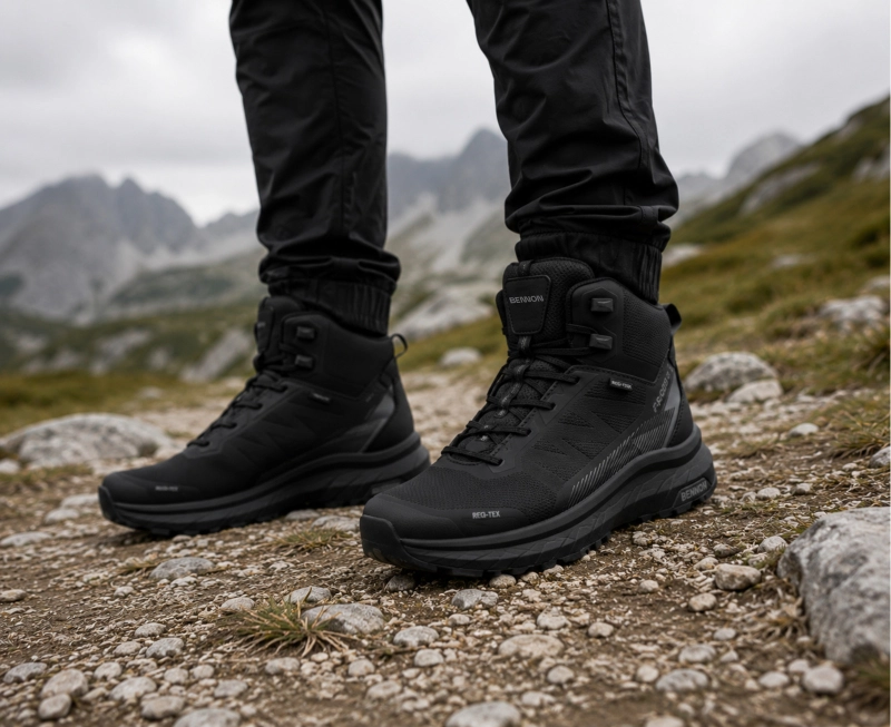 Bennon FJORD BAREFOOT+ O6 Black Mid