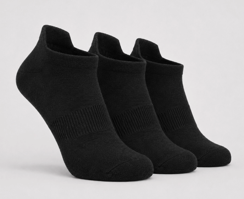 Bennon BASE Socks black low (3-pack)