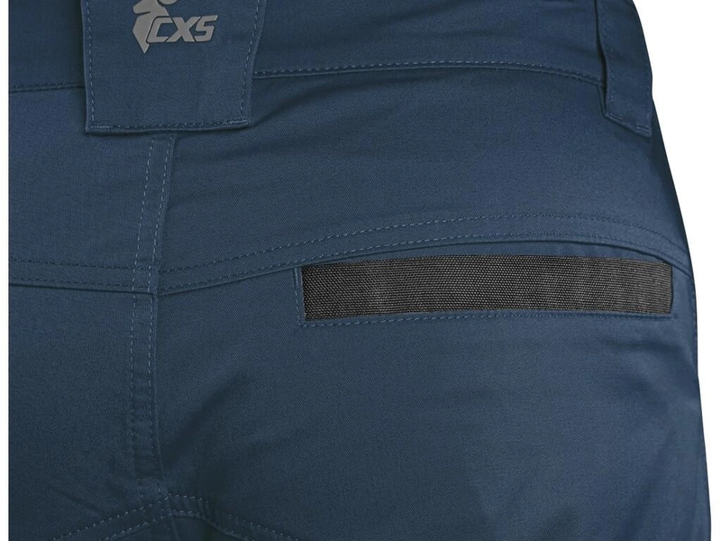 Nohavice CXS SOLIS FLEX, pánske, tmavomodro-čierne, veľ. 50