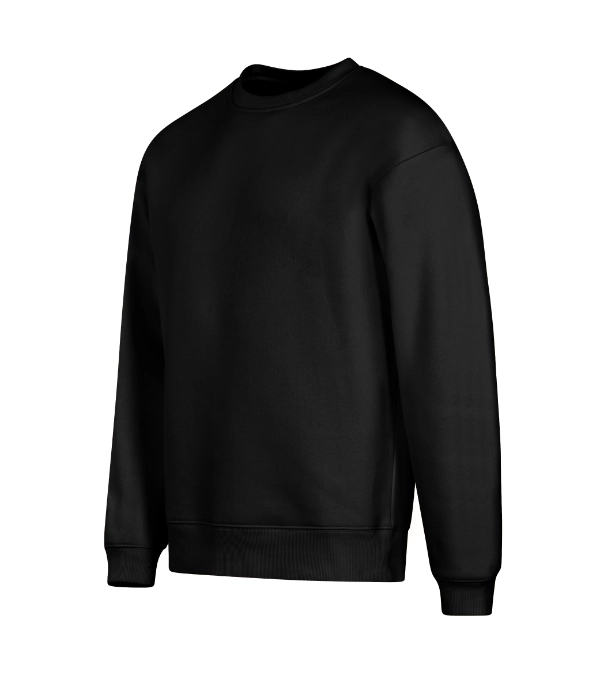 Mikina unisex Vibe Crew 430 MALFINI® čierna L
