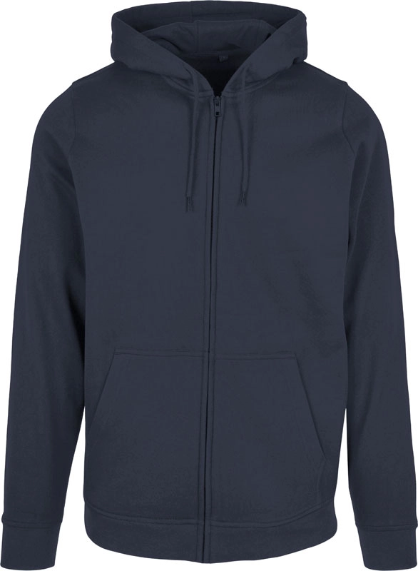 Pánska mikina s kapucňou | Build your Brand Basic | BB 008, 5XL, námornícka