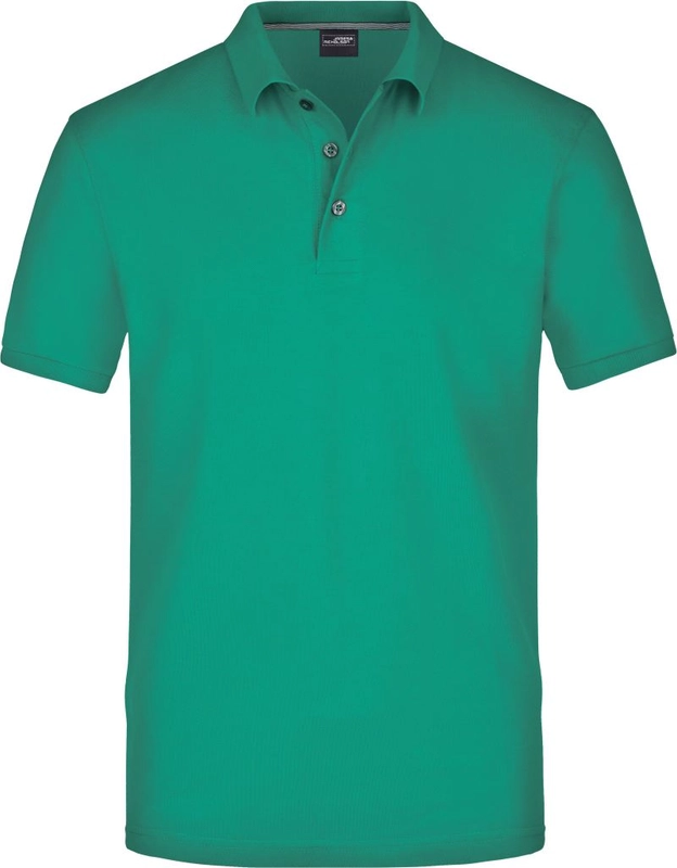Pánske pima piqué polo | James & Nicholson | JN 708, írska zelená, S