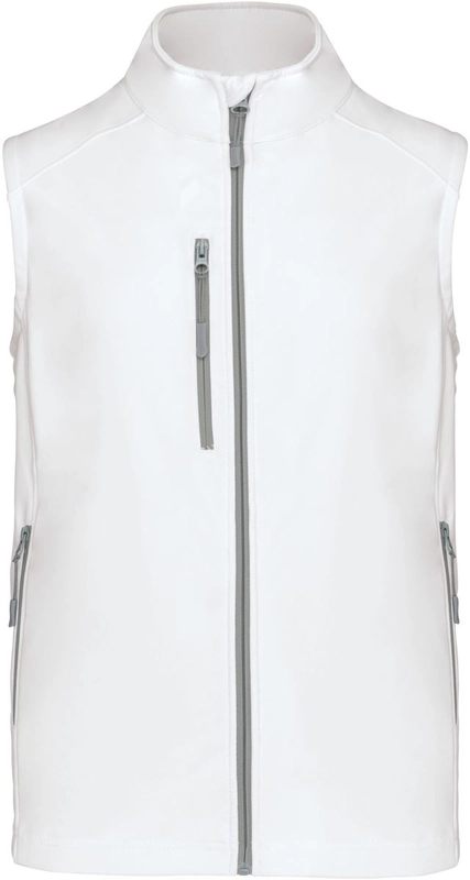 Pánska 3-vrstvová softshellová vesta | Kariban | K403, biela, 4XL