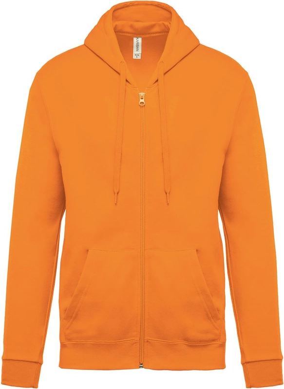Mikina s kapucňou | Kariban | K479, pomarančová, XS