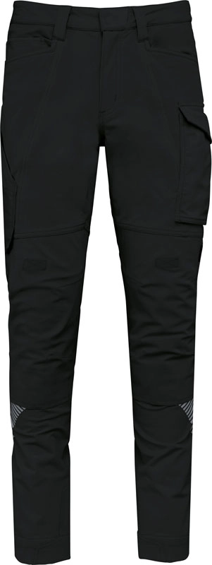 Unisex strečové pracovné nohavice | Kariban WK | WK 746 (34-50), (44), čierna