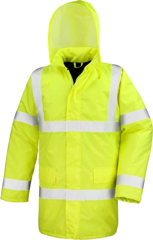 EN ISO 20471:2013 bezpečnostné parky | Result Core | R218X, fluorescenčná žltá, 3XL