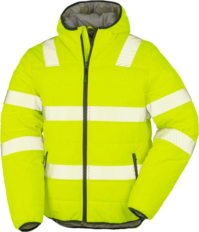 Bezpečnostná bunda | Result Recycled | R500X, fluorescenčná žltá, 3XL