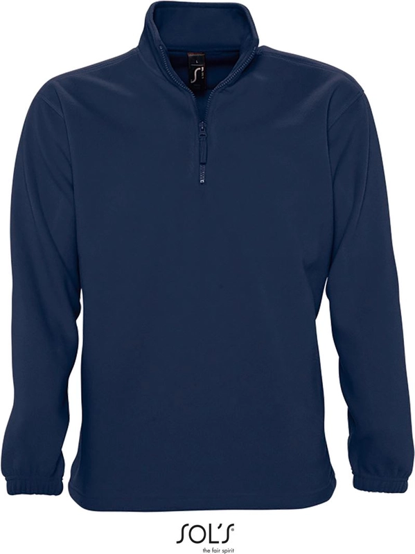 Fleecová mikina s 1/2 zipsom | SOL'S | Ness, námornícka, 5XL