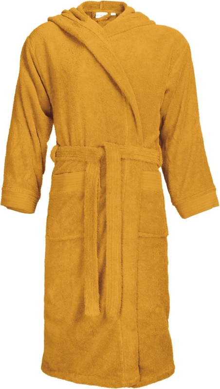 Župan s kapucňou | The One | Bathrobe hooded, zlatá žltá, L/XL
