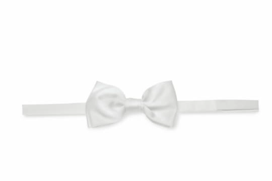 Giblor´s Motýlik 100% polyester BIANCO, U