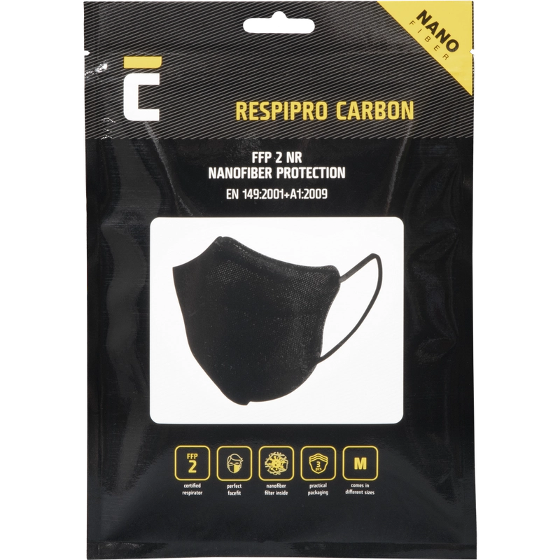 RespiPro Carbon FFP2 3ks respirátor - L