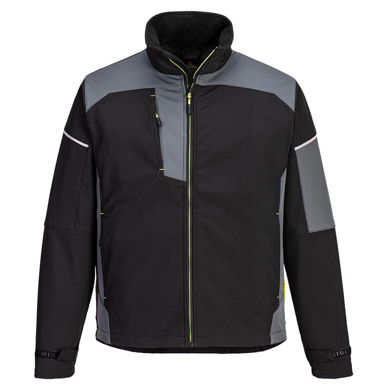 PW378 PW3 Bunda Softshell (3L) Portwest, čierna/zoom šedá, 3XL