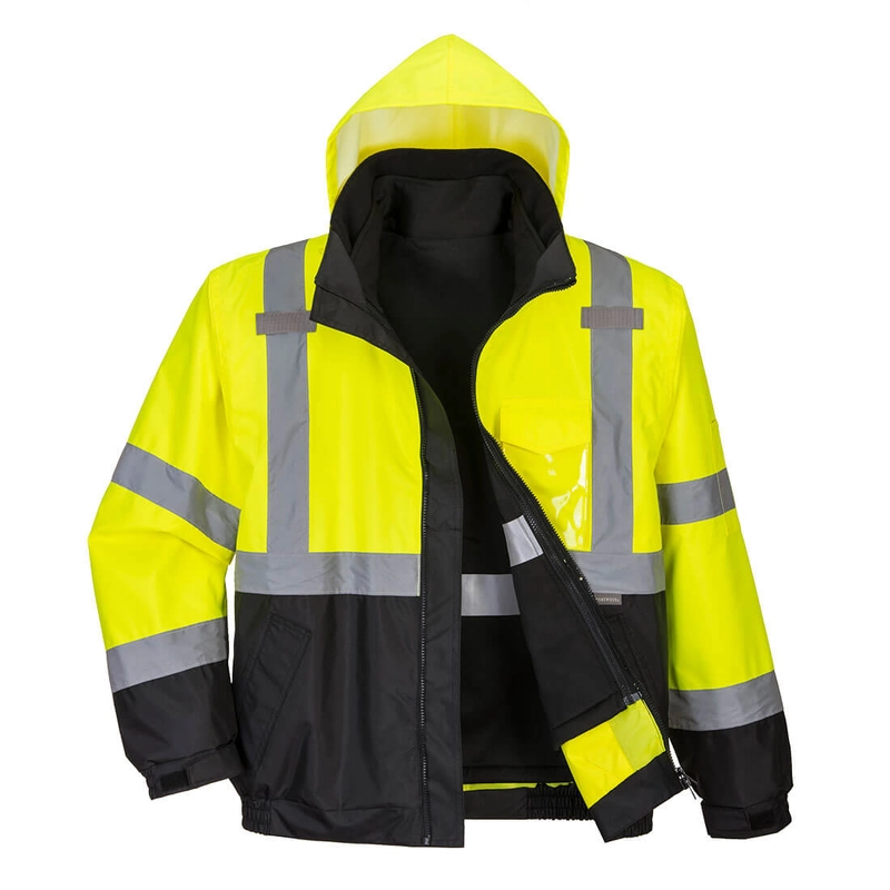 S365 Hi-Vis 3 v 1 Premium bomber Portwest, žltá/čierna, 4XL