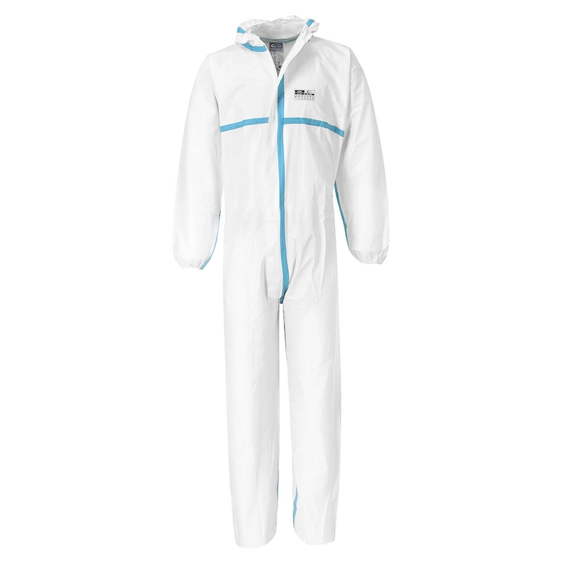 ST60 BizTex Microporous kombinéza typ 4/5/6 (Pk50) Portwest, biela, L