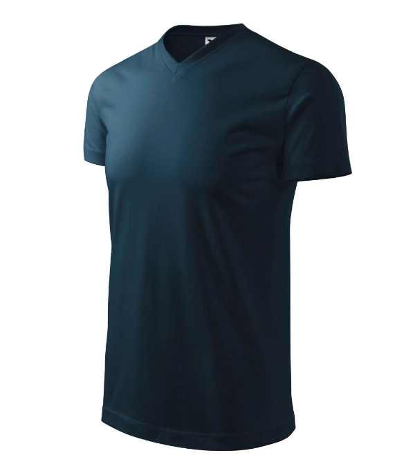 Tričko unisex Heavy V-neck 111 MALFINI® námornícka modrá 3XL