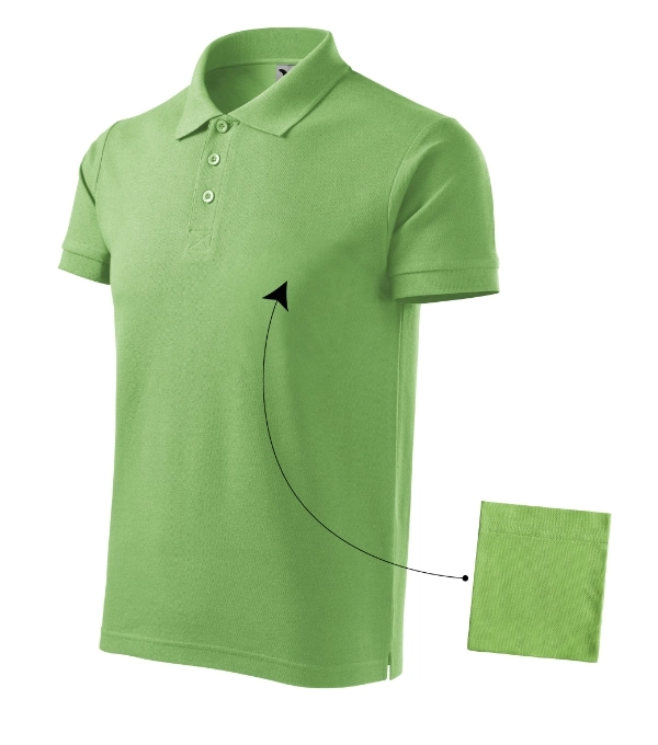 Polokošeľa pánska Cotton 212 MALFINI® hráškovo zelená XL