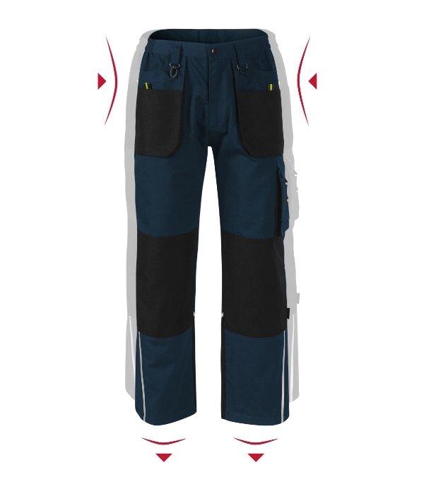 Pracovné nohavice pánske Ranger W03 RIMECK® námornícka modrá 60/62