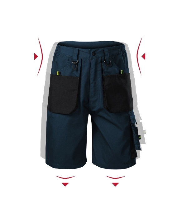 Pracovné šortky pánsky Ranger W06 RIMECK® námornícka modrá 48/50