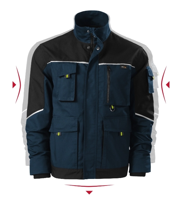 Pracovná bunda pánska Ranger W53 RIMECK® námornícka modrá 44/46