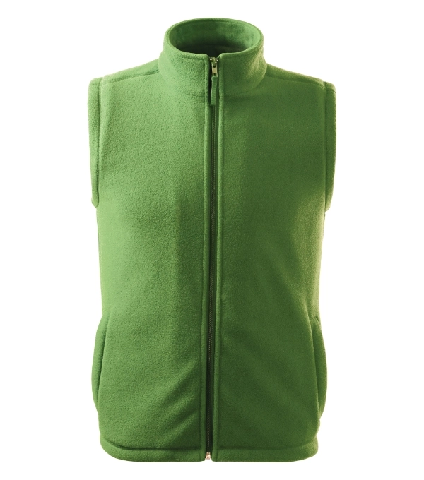 Fleece vesta unisex Next 5X8 MALFINI® hráškovo zelená XS