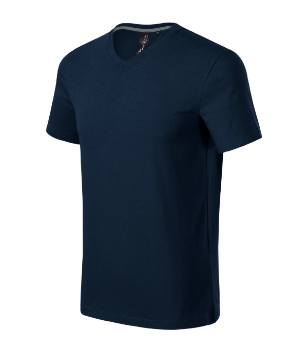 Tričko pánske Action V-neck 700 MALFINI Premium® námornícka modrá L