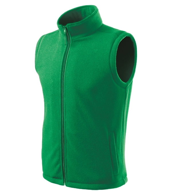 Fleece vesta unisex Next 518 RIMECK® trávová zelená 3XL