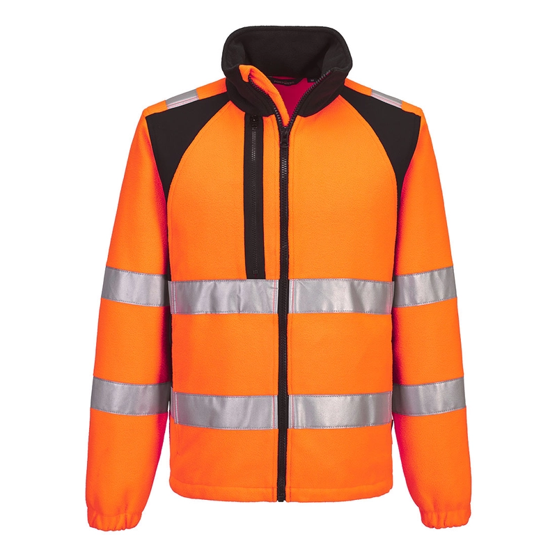 CD807 WX2 Flís Eco Hi-Vis Portwest, oranžová/čierna, 5XL